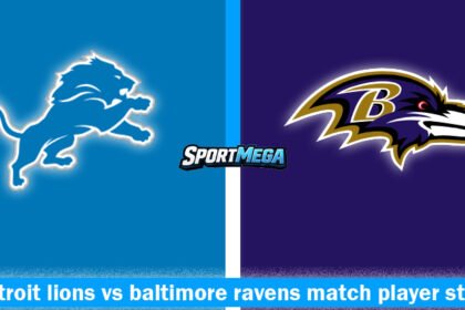 detroit lions vs baltimore ravens match player stats