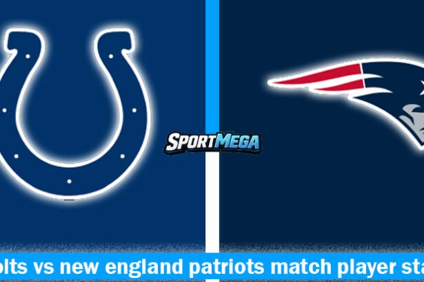 colts vs new england patriots match player stats