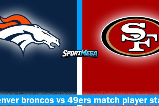 denver broncos vs 49ers match player stats