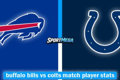 buffalo bills vs colts match player stats
