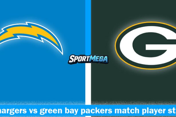 chargers vs green bay packers match player stats