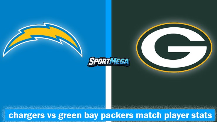 chargers vs green bay packers match player stats